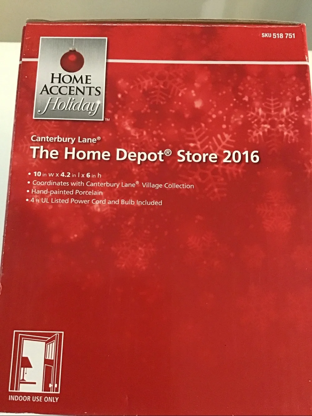 Vintage Home Accents Holiday Canterbury Lane The Home Depot Store Christmas